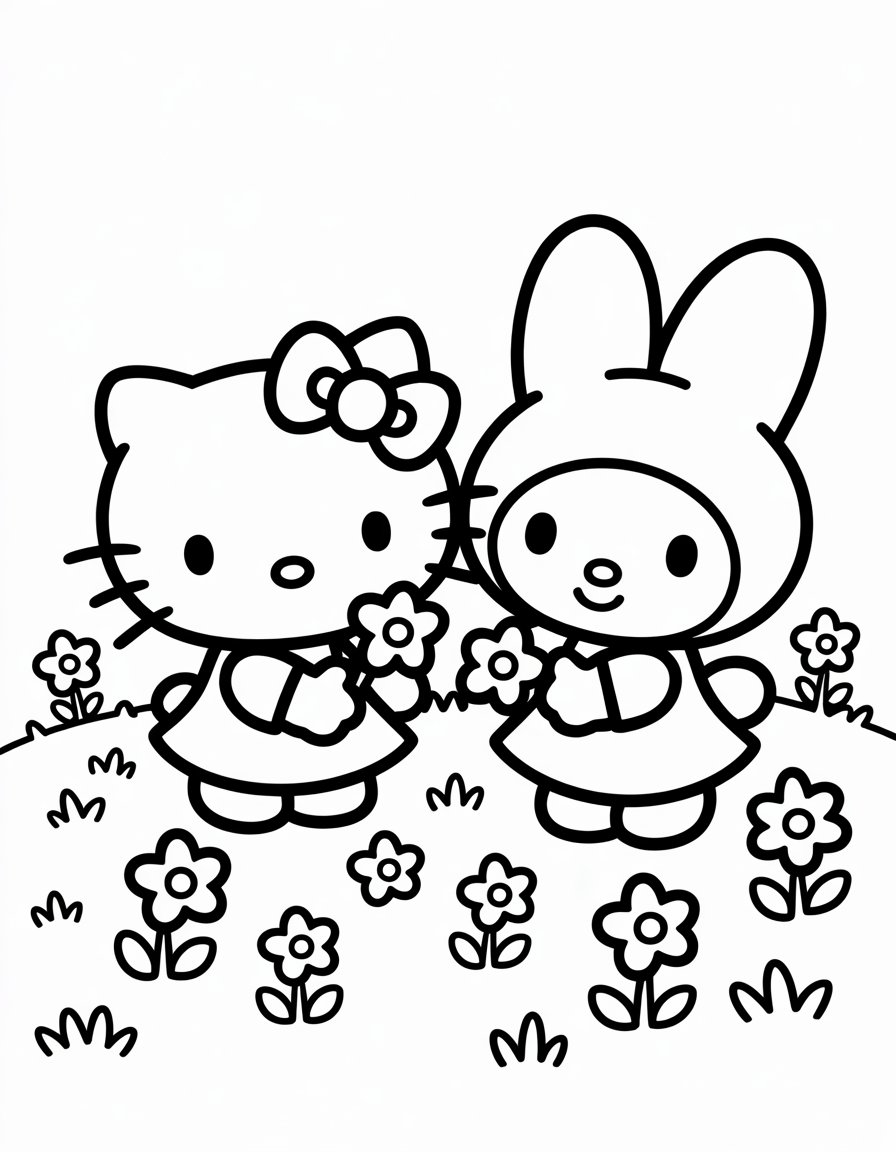 Hello Kitty and My Melody